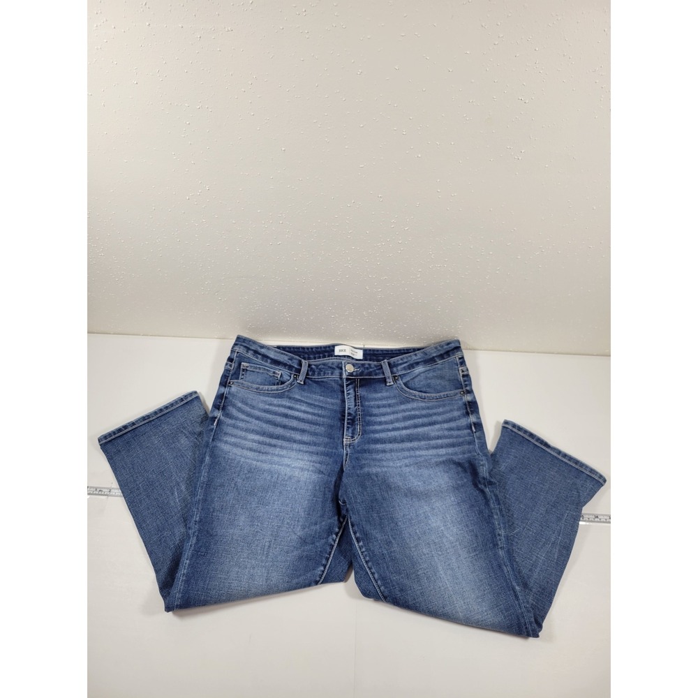 BKE Payton Jeans Womens 34 Blue Excellent Mid‎ Rise Universal Fit Straight Leg